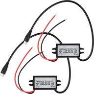 🔌 dc-dc buck converter module: 12v to 5v micro usb power adapter for ring alarm keypad (2) logo