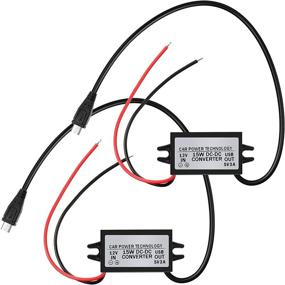 img 4 attached to 🔌 DC-DC Buck Converter Module: 12V to 5V Micro USB Power Adapter for Ring Alarm Keypad (2)