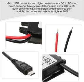 img 3 attached to 🔌 DC-DC Buck Converter Module: 12V to 5V Micro USB Power Adapter for Ring Alarm Keypad (2)