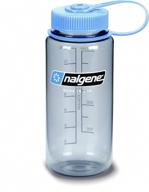 🧴 nalgene everyday wide mouth 16oz silver water bottle logo