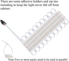 img 3 attached to 🔆 Enhance Your Kitchen with 30W 3300LM 100Inch Under Cabinet Light: Perfect Lighting Kit for Kitchen Showcase Bookshelf DC 12V 3500K (Warm White)