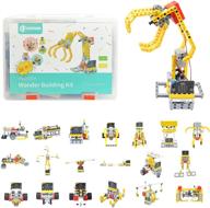 🔍 explore endless creativity with elecfreaks microbit 20 in 1 wonder building bricks coding kit - stem educational learning kit with 400+ building blocks, sensors, and wukong expansion board (micro:bit excluded) logo