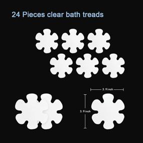 img 2 attached to 🛀 Enhance Safety in Style with Elinglife 12 PCS Non-Slip Bathtub Stickers - Flower-Designed Shower Strips for Tubs, Pools, Stairs