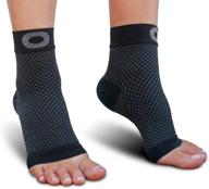 👣 plantar fasciitis compression socks with arch support - ultimate relief for foot and heel pain - better than night splint brace, orthotics, inserts, insoles for men & women логотип