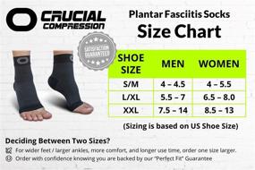 img 3 attached to 👣 Plantar Fasciitis Compression Socks with Arch Support - Ultimate Relief for Foot and Heel Pain - Better Than Night Splint Brace, Orthotics, Inserts, Insoles for Men & Women