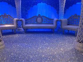 img 3 attached to TRLYC Sparkle Carpet Wedding Silver 4Ftx16Ft