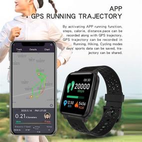 img 2 attached to 📱 FEICE Smart Watch, Fitness Tracker with Heart Rate and Sleep Monitor, IP67 Waterproof Activity Tracker - TFT LCD Screen Smartwatch for Android and iOS, Pedometer included