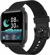 📱 feice smart watch, fitness tracker with heart rate and sleep monitor, ip67 waterproof activity tracker - tft lcd screen smartwatch for android and ios, pedometer included логотип