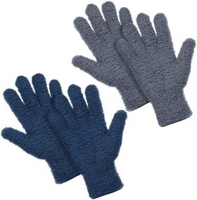 img 4 attached to Microfiber Dusting Cleaning Washable Mittens Household Supplies for Cleaning Tools
