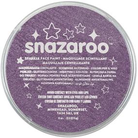 img 4 attached to ✨ Snazaroo Classic Sparkle Lilac Face and Body Paint - 18ml: Vibrant, Safe, and Long-Lasting