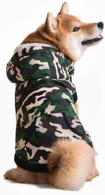 img 3 attached to 🐶 Miaododo Fleece Lined Warm Dog Jacket: Ultimate Camouflage Coat for Cold Weather - Perfect Fit for Small, Medium, and Large Dogs (5XL)