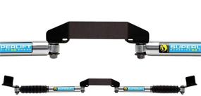 img 1 attached to 🔧 Superlift Dual Steering Stabilizer Kit with Bilstein Gas Cylinders for 2009-2013 Dodge Ram 2500 & 3500 4WD - Product Review, Features, and Benefits