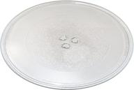 🍽️ hqrp 12.75" glass turntable tray for sears kenmore lg ge 1b71961f 1b71961h 507049 2263672 wb49x10074 721.62622200 721.80022700 721.8954690 1b71961e microwave oven cooking plate logo