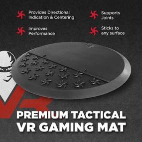 img 3 attached to 🎮 VR Ninjas Virtual Reality Gear Gaming Mat: The Ultimate Non-Slip Cushion Floor Mat for Position Orienting - Enhance Your Game Room Experience with Premium Foam Anti-Fatigue Mats for PSVR FR XR AR