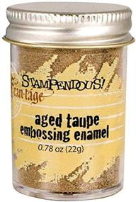 img 1 attached to Stampendous Frantage Embossing Enamels - Enhance Your Projects with Aged Taupe Color!