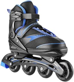 img 4 attached to 🛼 WeSkate Adjustable Inline Skates for Adults - Roller Skates for Teens, Women, and Men