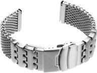 strapsco heavy stainless steel bracelet logo