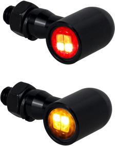 img 4 attached to 🏍️ Задние мотоциклетные LED-указатели поворота от QUASCO | Универсальный мини-размер | Совместимы с Harley, Honda, Kawasaki, Suzuki, Triumph, Yamaha