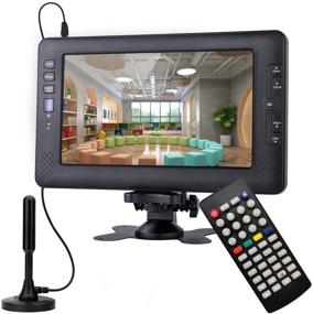 img 4 attached to 9-Inch Portable TV for ATSC Digital TV Viewing in US, Canada, Mexico - USB/AV Input, Supports 720P Video - Black