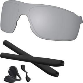img 4 attached to Сменные поляризованные солнцезащитные очки Predrox Silver