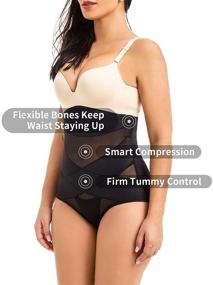 img 2 attached to COHTB Shapewear Hi Waist Underwear Slimming Women's Clothing