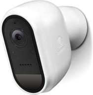📷 беспроводная камера видеонаблюдения swann 1080p wifi - для использования как в помещении, так и на улице, 100% без проводов, обнаружение тепла и движения, ночное видение, мобильные уведомления с распознаванием лиц - белая, swifi-camw логотип