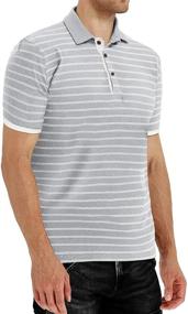 img 2 attached to MLANM Sleeve Stripe Shirts Designed Men's Clothing