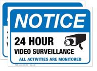 🔒 enhance security with pack video surveillance vinyl sign logo
