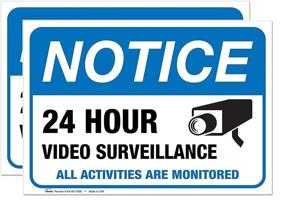 img 4 attached to 🔒 Enhance Security with PACK Video Surveillance Vinyl Sign