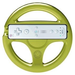 img 1 attached to HORI Mario Kart 8 Racing Wheel - Compatible with Nintendo Wii U and Wii