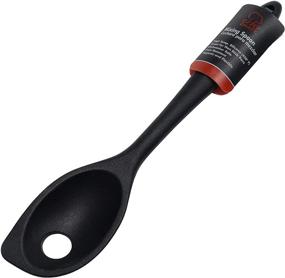 img 1 attached to 🥄 High-Quality Chef Craft 11-Inch Black Silicone Mixing Spoon for Superior Mixing