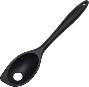 img 3 attached to 🥄 High-Quality Chef Craft 11-Inch Black Silicone Mixing Spoon for Superior Mixing