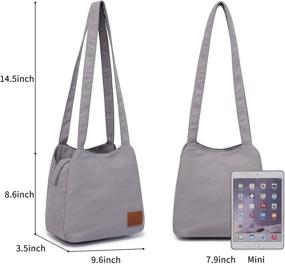 img 1 attached to Ручные марлевые жаккардовые женские сумки и кошельки в стиле хиппи