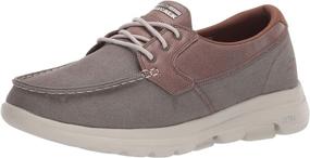 img 4 attached to Skechers Men's Walk 5 55502 Khaki: Ultimate Comfort for Every Step