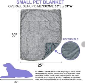 img 3 attached to 🐾 SPORT PET Deluxe Dog Mattress with Water-Resistant Liner, Washable Cover, Reversible Design, Top Memory Foam, and Pet Blankets