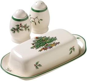 img 4 attached to 🎄 SEO-Optimized 3-Piece Hostess Set - Spode Christmas Tree Collection