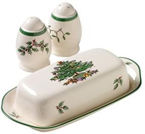 img 2 attached to 🎄 SEO-Optimized 3-Piece Hostess Set - Spode Christmas Tree Collection