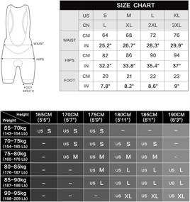 img 3 attached to Santic Pro Gel Padded Cycling Bib Shorts for Men with Color-Blocking - High-Performance Bike Pants