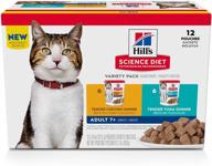 🐱 hill's science diet senior 7+ wet cat food pouch: nourishing 2.8 oz pouch for aging felines logo