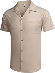 img 2 attached to COOFANDY Men's Casual Button Sleeve Shirts for Stylish Clothing