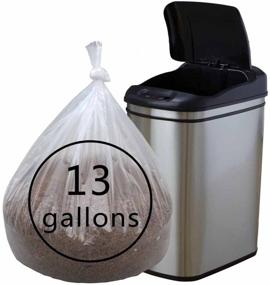 img 1 attached to 🗑️ Cand 13 Gallon Clear Kitchen Trash Bags, 110 Count