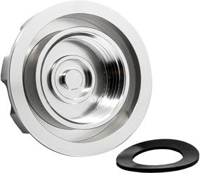 img 3 attached to OZ-USA JS Billet Gas Cap Silver for Kawasaki STX JH SX SS TS Jetski SXI 300 440 550 650 750 - High-Quality Upgrade for Enhanced Performance