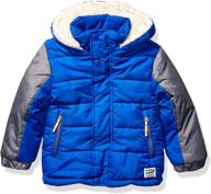 🧥 boys' sherpa winter jacket - heavyweight toddler outerwear by jackets & coats logo