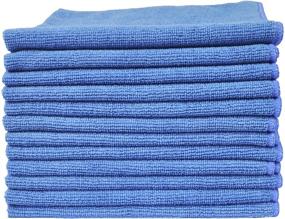 img 2 attached to 🧺 Premium Eurow Utility Terry Weave Microfiber Cleaning Towels - 12-Pack, 16 x 16in, 240 GSM: Best-in-Class Microfiber Cleaning Towels for Effortless Cleaning