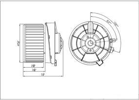 img 1 attached to 🔧 Optimized Replacement Blower Assembly (TYC 700253) for Nissan Rogue