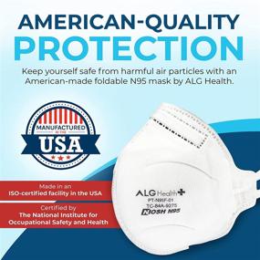 img 3 attached to 🔒 N95F 01 Foldable Respirator Masks - 40 Pack: Effective Protection for Breathing Safely