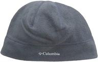 columbia unisex agent heat omni-heat reflective fleece beanie hat cap - stay warm in style! logo