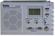 компактное и удобное: kaito ka208 super mini am/fm радио с жк-дисплеем для точной настройки. логотип
