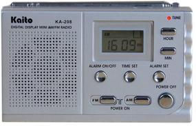 img 1 attached to Компактное и удобное: Kaito KA208 Super Mini AM/FM радио с ЖК-дисплеем для точной настройки.