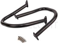 🏍 premium gloss black rear highway bars: engine guards for indian chief vintage, chieftain, dark horse, springfield, and roadmaster (2014-2021) logo